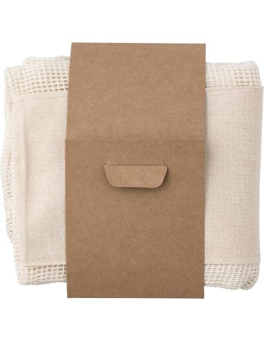 Set de 3 bolsas de malla de algodón orgánico Personalizada 109339