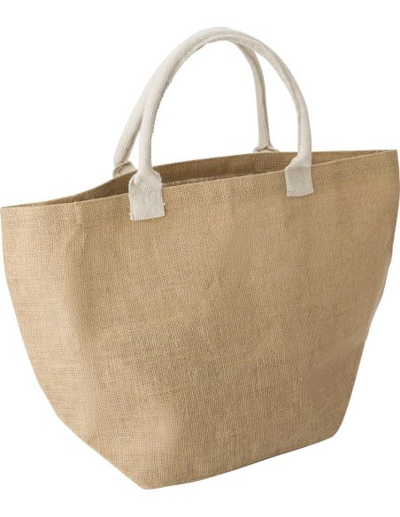 Bolsa de yute natural con asas algodón | Goodie
