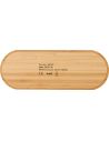 Cargador doble inalámbrico de bambú Personalizado 10432509 - Imagen 1