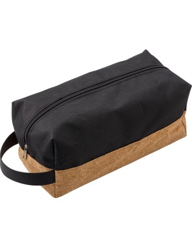 Neceser poliéster y corcho con asa | Goodie