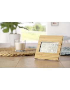 Estación meteorológica de bambú Personalizada 10710322