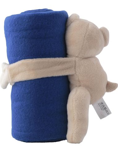 Oso de Peluche con Manta Polar Personalizado | Goodie