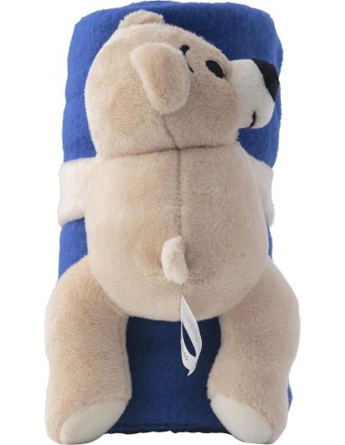 Oso de Peluche con Manta Polar Personalizado | Goodie