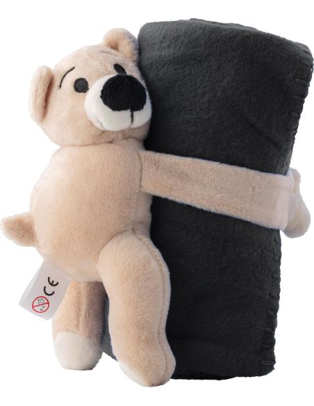 Oso de peluche con manta polar Personalizado 10840742