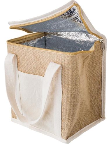 Bolsa nevera de yute Personalizada 10866479