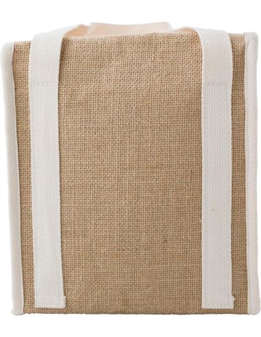 Bolsa Nevera de Yute con Bolsillo Personalizada | Goodie