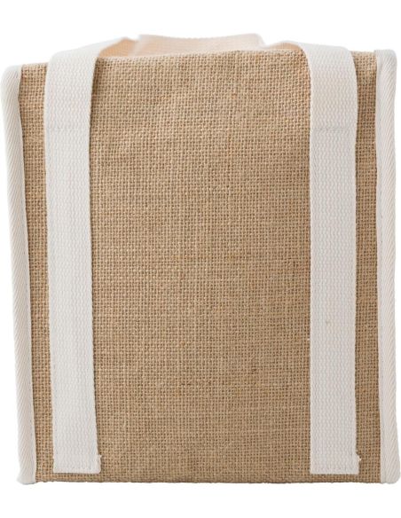 Bolsa Nevera de Yute con Bolsillo Personalizada | Goodie