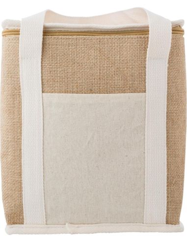 Bolsa Nevera de Yute con Bolsillo Personalizada | Goodie