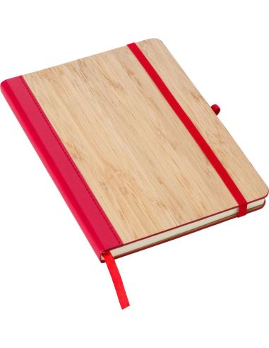 Cuaderno Tapa Bambú y PU 96 Págs Personalizado | Goodie