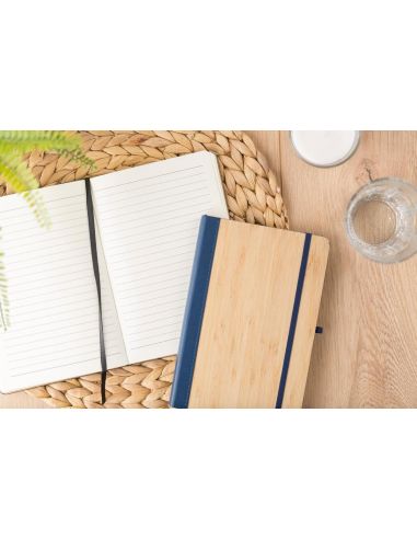 Cuaderno Tapa Bambú y PU 96 Págs Personalizado | Goodie