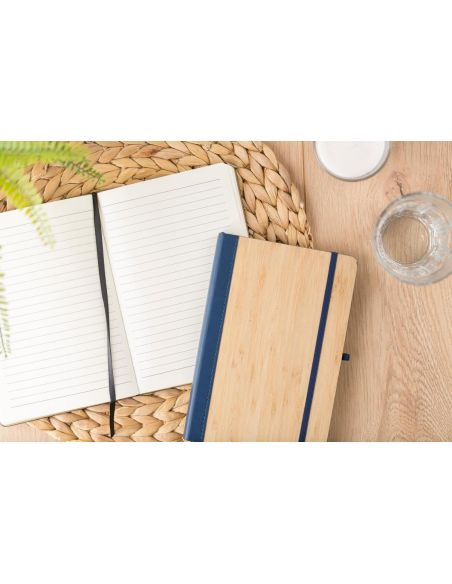 Cuaderno Tapa Bambú y PU 96 Págs Personalizado | Goodie