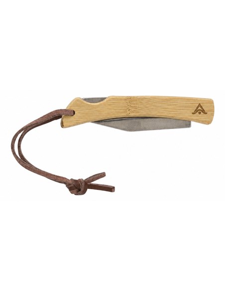Navaja Plegable Acero y Bambú Personalizada | Goodie