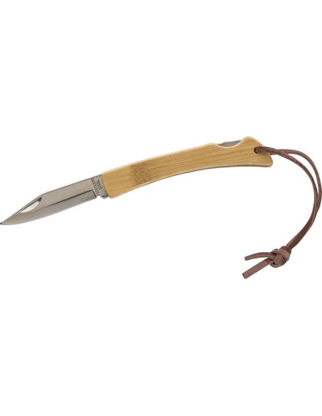 Navaja Plegable Acero y Bambú Personalizada | Goodie
