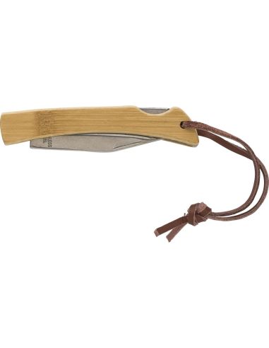 Navaja de acero inox. y bambú Personalizada...