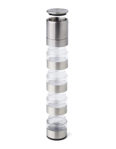Molinillo de Especias Acero Inox 4 Compartimentos | Goodie