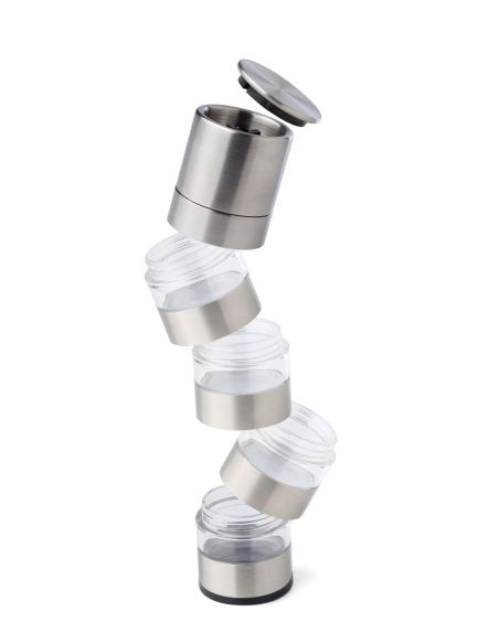Molinillo de Especias Acero Inox 4 Compartimentos | Goodie