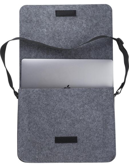 Bandolera fieltro rPET portátil 15" personalizada | Goodie