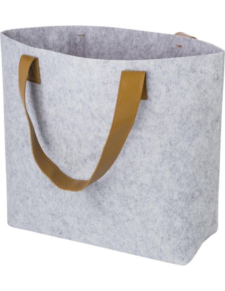 Bolsa fieltro rPET asas PU personalizada | Goodie