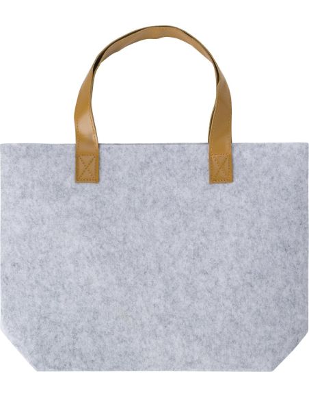 Bolsa fieltro rPET asas PU personalizada | Goodie