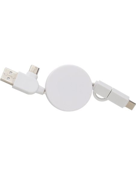 Set de cables de bambú USB-C lightning | Goodie