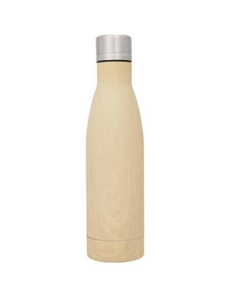 Bidón con aislamiento de cobre con diseño de madera de 500 ml \ Personalizado 6100515