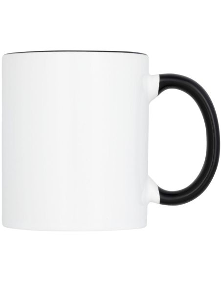 Taza de 350 ml para sublimación con asas e interior de color \ Personalizada 6100522