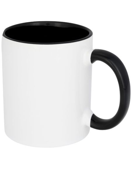 Taza de 350 ml para sublimación con asas e interior de color \ Personalizada 6100522