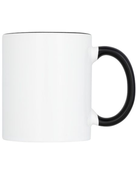 Taza de 350 ml para sublimación con asas e interior de color \ Personalizada 6100522