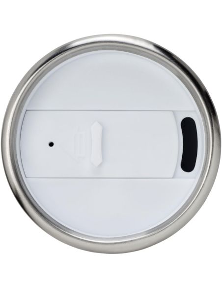 Vaso con aislamiento de acero inoxidable reciclado de 410 ml con certificación RCS \ Personalizado 6100763