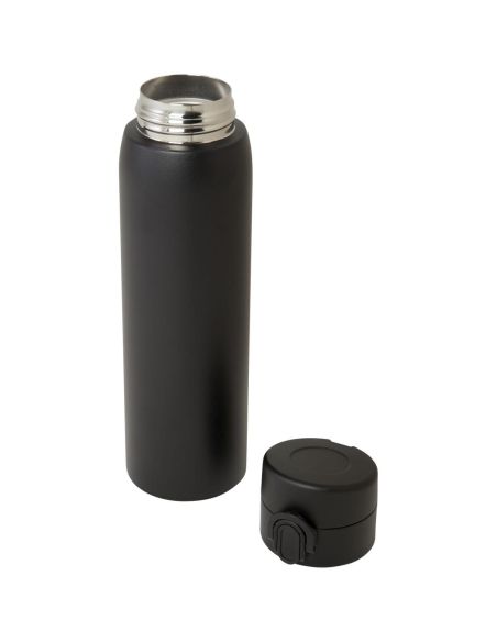 Termo con aislamiento de acero inoxidable reciclado de 450 ml con certificación RCS \ Personalizado 6100788