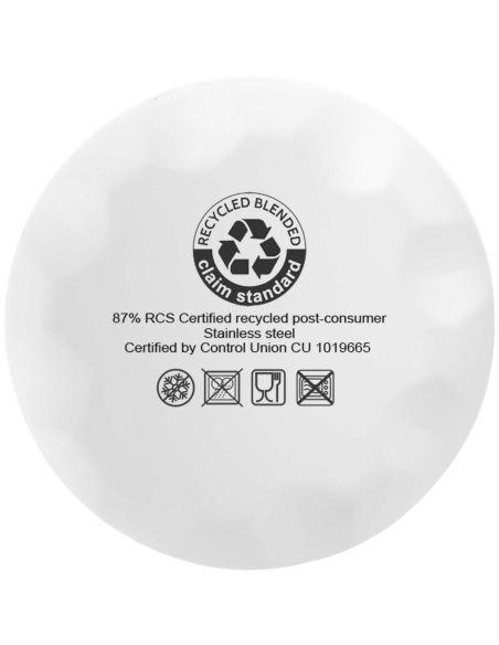 Bidón con aislamiento de acero inoxidable reciclado de 500 ml con certificación RCS \ Personalizado 6100790