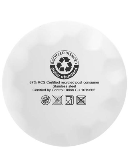 Bidón con aislamiento de acero inoxidable reciclado de 500 ml con certificación RCS \ Personalizado 6100790