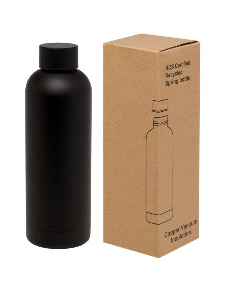 Bidón con aislamiento de cobre de 500 ml de acero inóxidable reciclado con certificado RCS \ Personalizado 6100798