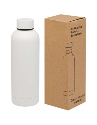 Bidón con aislamiento de cobre de 500 ml de acero inóxidable reciclado con certificado RCS