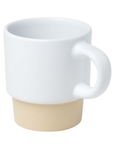 Taza de espresso apilable de 130 ml con fondo...