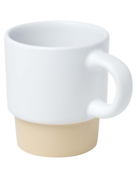 Taza de espresso apilable de 130 ml con fondo de arcilla \ Personalizada 6100805