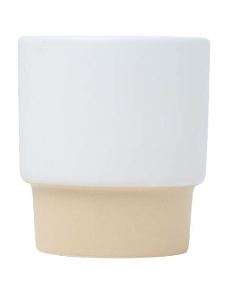 Taza de espresso apilable de 130 ml con fondo de arcilla \ Personalizada 6100805