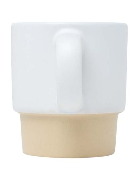 Taza de espresso apilable de 130 ml con fondo de arcilla \ Personalizada 6100805