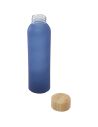 Botella de 500 ml de vidrio sodocálcico mate con tapa de bambú Personalizada 6100830 - Imagen 14