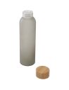 Botella de 500 ml de vidrio sodocálcico mate con tapa de bambú Personalizada 6100830 - Imagen 22