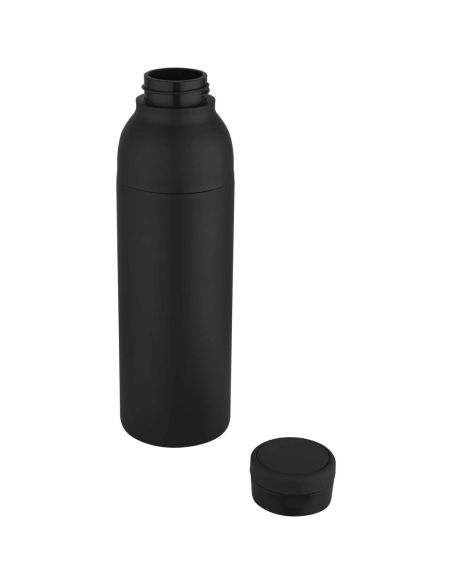 Botella de 650 ml con doble pared aislante de acero inoxidable reciclado RCS \ Personalizada 6100838