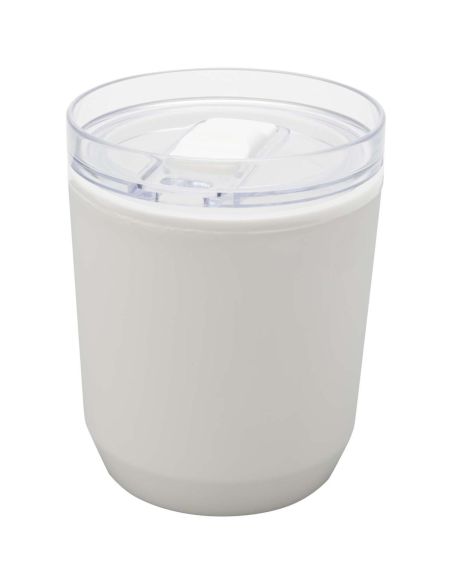 Vaso de doble pared de plástico reciclado de 180 ml \ Personalizado 6100852