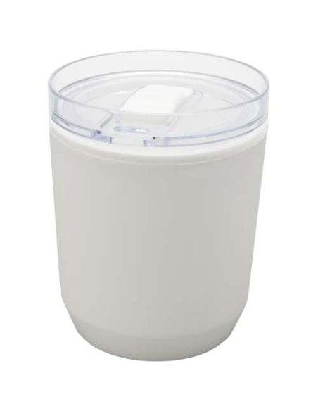 Vaso de doble pared de plástico reciclado de 180 ml \ Personalizado 6100852