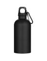 Botella de 400 ml de acero inoxidable mate con certificado RCS de una sola pared con mosquetón Personalizada 6100871 - Imagen 3