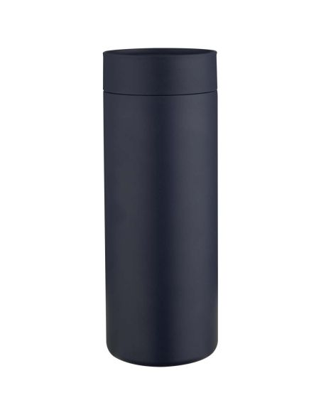 Botella de 650 ml de acero inoxidable reciclado con certificado RCS de doble pared con 3 tapas \ Personalizada 6100890