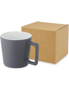 Taza de cerámica de 370 ml con acabado mate \...