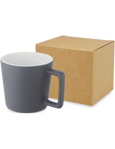 Taza de cerámica de 370 ml con acabado mate \...
