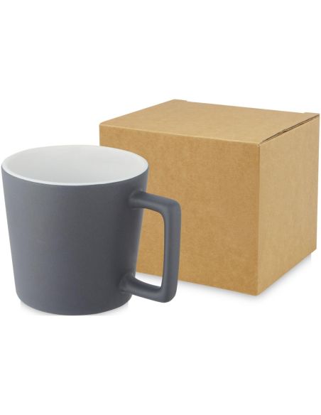 Taza de cerámica de 370 ml con acabado mate \ Personalizada 6100900