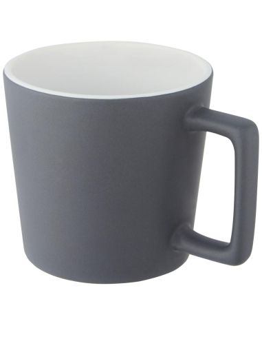 Taza de cerámica de 370 ml con acabado mate \...