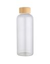 Botella de 650 ml de vidrio borosilicato de pared simple con tapa de bambú Personalizada 6100930 - Imagen 2